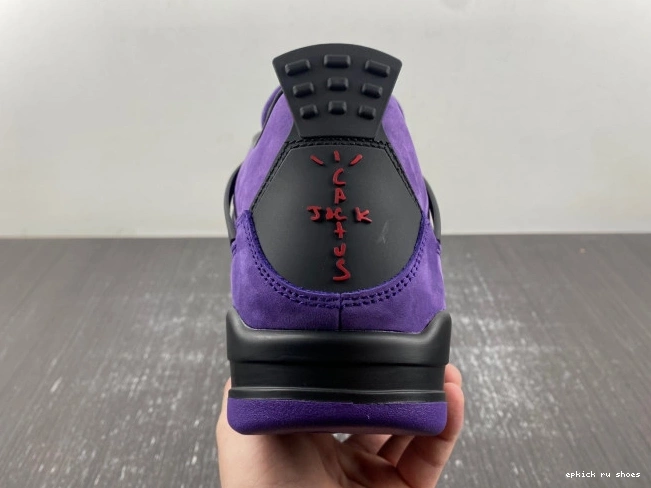Rep Scott Purple x 4 Suede Air Travis Jordan 0630